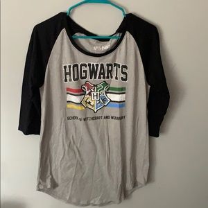 Hogwarts quarter sleeve shirt